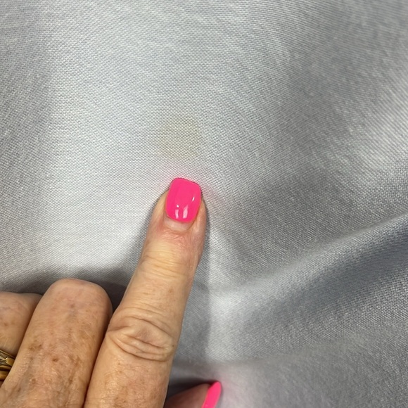 Zara Trafaluc Collection Mini Dress S Baby Blue Button Down back Embroidery EUC - Picture 5 of 13